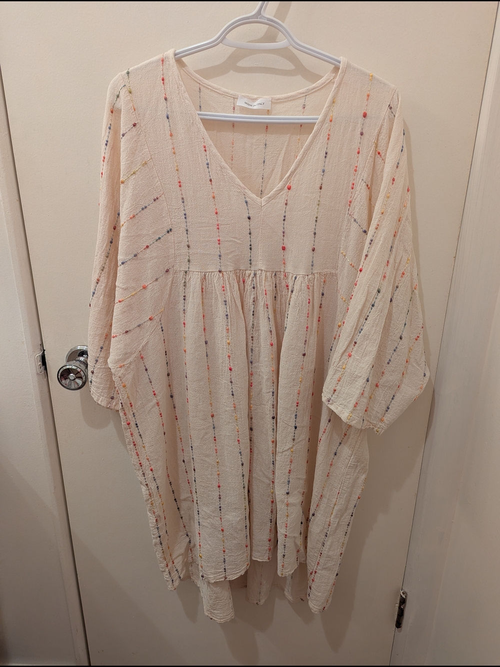 Paris Market Dress, Linen Cotton Blend